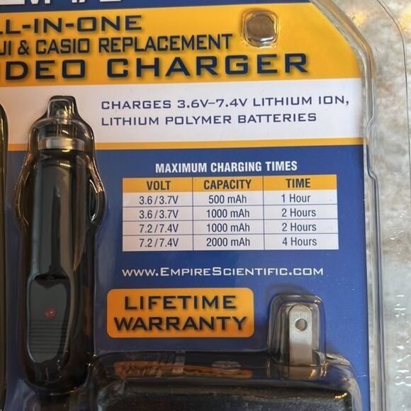 Empire All-in-one Kodak & Fuji & Casio Replacement Digital/Video Charger NEW - Picture 3 of 7